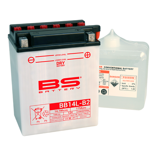BATERIA BS BB14L-B2 C/ ELECTROLITOS  - 310570