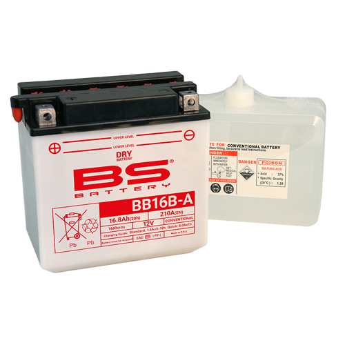 BATERIA BS BB16B-A C/ ELECTROLITOS  - 310580