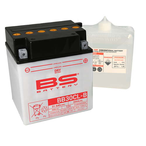 BATERIA BS BB30CL-B C/ ELECTROLITOS  - 310553