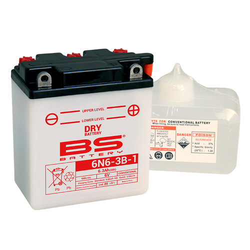BATERIA BS 6N6-3B-1 C/ ELECTROLITOS  - 310519