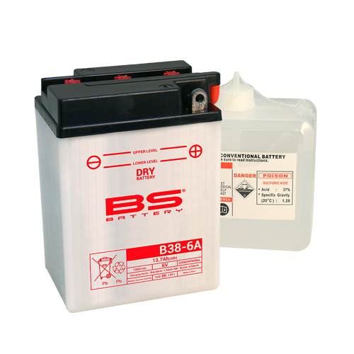 BATERIA BS B38-6A C/ ELECTROLITOS  - 310520