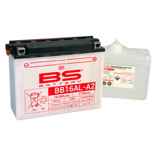 BATERIA BS BB16AL-A2 C/ ELECTROLITOS - 310576