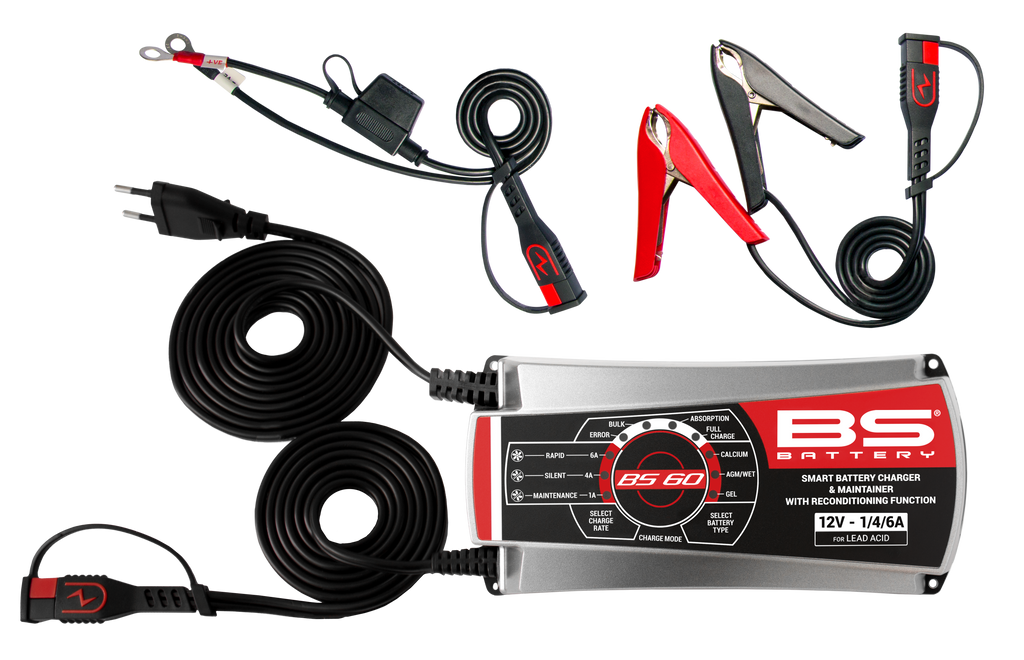 CARREGADOR BATERIAS BS BS60 12V 1A/4A/6A - 700532