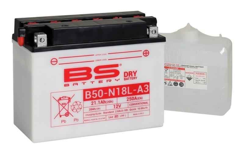 BATERIA BS B50-N18L-A3 C/ELECTROLITOS - 310548