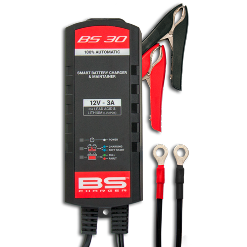 CARREGADOR BATERIAS BS BS30 12V 3000MA - 700566
