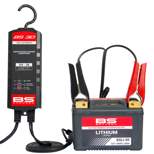 CARREGADOR BATERIAS BS BS30 12V 3000MA - 700566