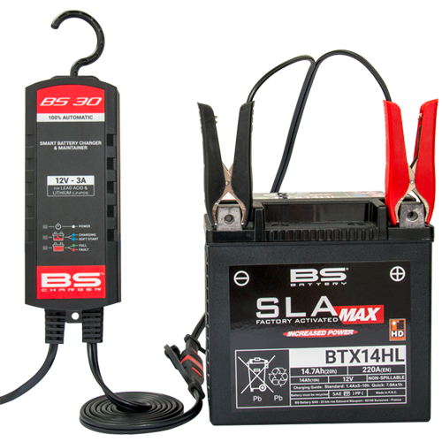 CARREGADOR BATERIAS BS BS30 12V 3000MA - 700566