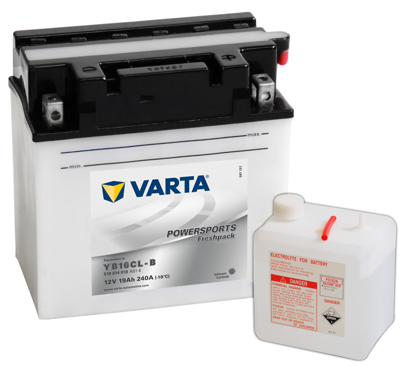 BATERIA VARTA YB16CL-B C/ ELECT - 51914