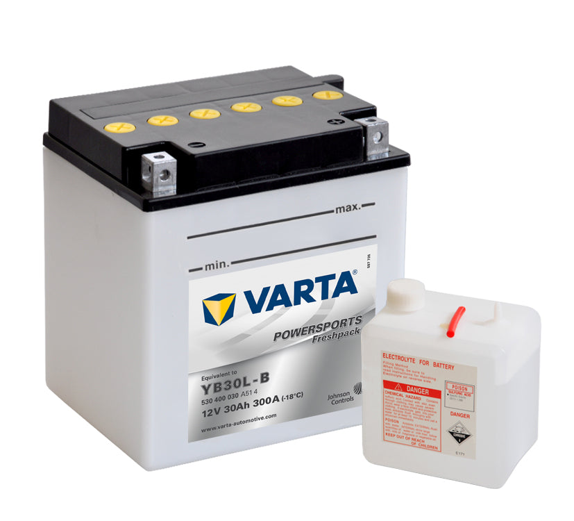 BATERIA VARTA YB30L-B C/ ELECT - 53000