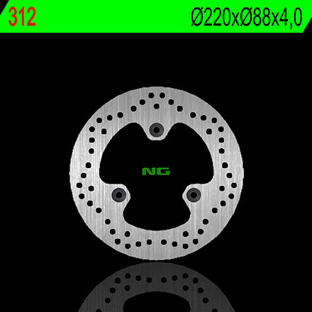 DISCO T NG312 HONDA NSR50RR/NSI TRAS/ SH50 SCOOPY FRT