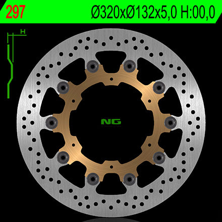 DISCO T NG297 YAMAHA YZF R7 /FJR1300/MT01