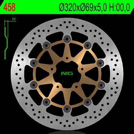 DISCO T NG458 SUZUKI GSX-R600/750/TL1000/HUS FRT ESQ/DRT