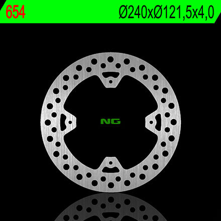 DISCO T NG654 HONDA CR125/250-02/CRF450 TRAS