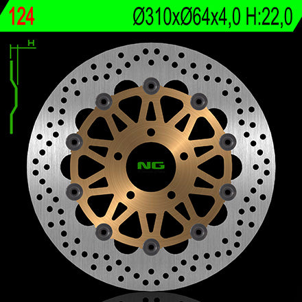 DISCO T NG124 SUZUKI GSXR750 88/95 FRT =157