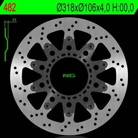 DISCO T NG482 NSR125R 95/01 FRT