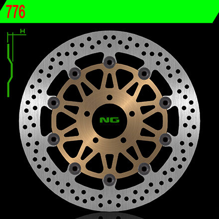 DISCO T NG776 ZRX1200/ZZR1100 FRTE