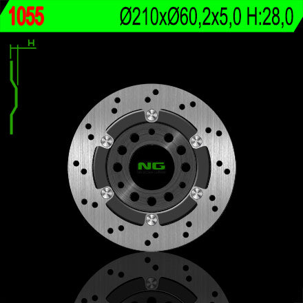 DISCO T NG1055 SUZUKI BURGMAN 250/400 TRAS