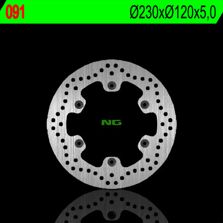 DISCO T NG091 KLE500 TRAS