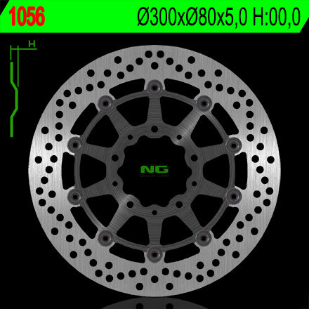 DISCO T NG1056 KAWASAKI Z1000 07/11, ER6 06/11 FRT ***