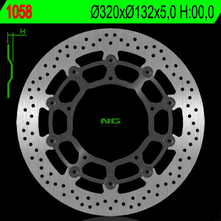 DISCO T NG1058 YAMAHA FZ1/YZF1000 R1 04/06***
