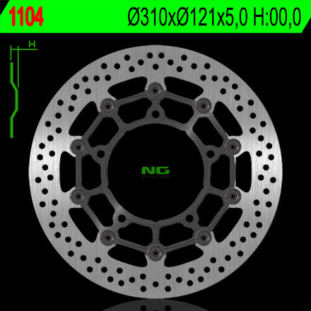 DISCO T NG1104 SUZUKI GSF650/DL650/B-KING FRT