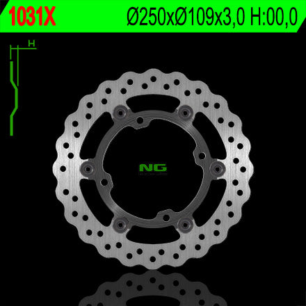 DISCO T NG1031X WAVE KX125/250, KX250/450F 06/07