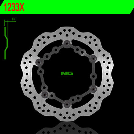 DISCO T NG1233X WAVE YAMAHA T-MAX 500 FRT 01/11
