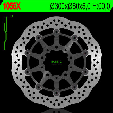 DISCO T NG1056X WAVE KAWASAKI Z1000 07/11, ER6 06/11 FRT ***