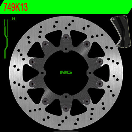 KIT DISCO T NG749K13 OVERSIZE WAVE RMZ250 4T/RMZ450 07/14