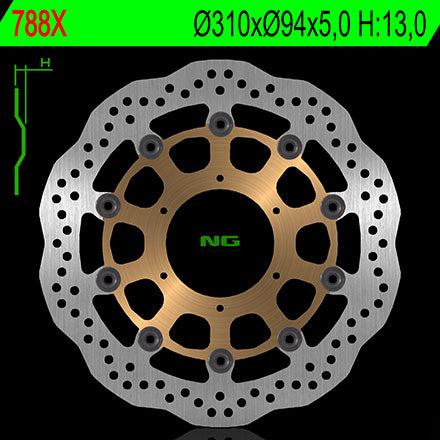 DISCO T NG788X WAVE CBR600RR 03/13, CBR1000RR 04/05 *