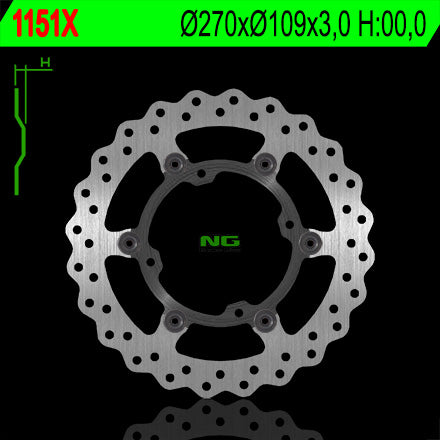 DISCO T NG1151X KAWASAKI KX 250/450 F 15 FRT