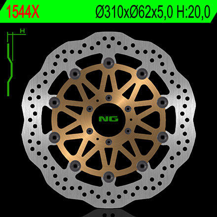 DISCO T NG1544X WAVE CRF 1000 15/16 FTE
