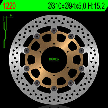 DISCO T NG1808G HONDA CR100RR 08 FRT/TRAS