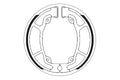 2058 MAXILAS SBS HONDA VT500 TRAS
