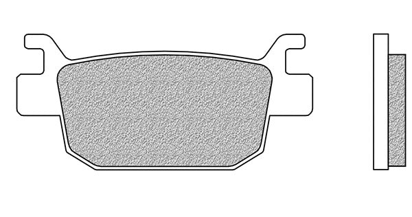 FD0401BE1 PASTILHAS TRAVAO HONDA SH300 TRAS