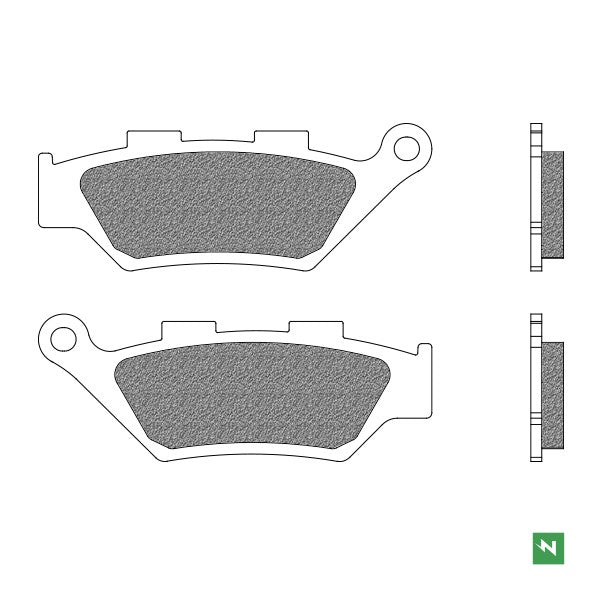FD0575BT1 PASTILHAS TRAVAO BENELLI LEONCINO 500 17/23 FRENTE