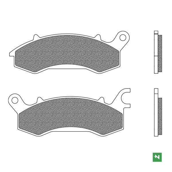 FD0586BE1 PASTILHAS TRAVAO SYM CARGO 50/125 16/23 VORTEX RX1