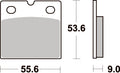 506HF PASTILHAS TRAVAO SBS BMW/DUCATI/M.GUZZI=VD907/2 / FD0013/FD0013BT1/506LS