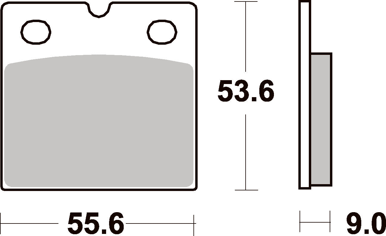 506HF PASTILHAS TRAVAO SBS BMW/DUCATI/M.GUZZI=VD907/2 / FD0013/FD0013BT1/506LS