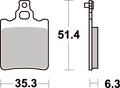 574HF PASTILHAS TRAVAO SBS SUZUKI/SACHS/APRILIA/CAGIVA/KTM=FD0048BE1/VD920