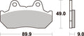 572HF PASTILHAS TRAVAO SBS HONDA CN250/XLV750/VF1100