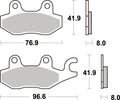 638LS PASTILHAS TRAVAO SBS TRIUMPH 900/1200