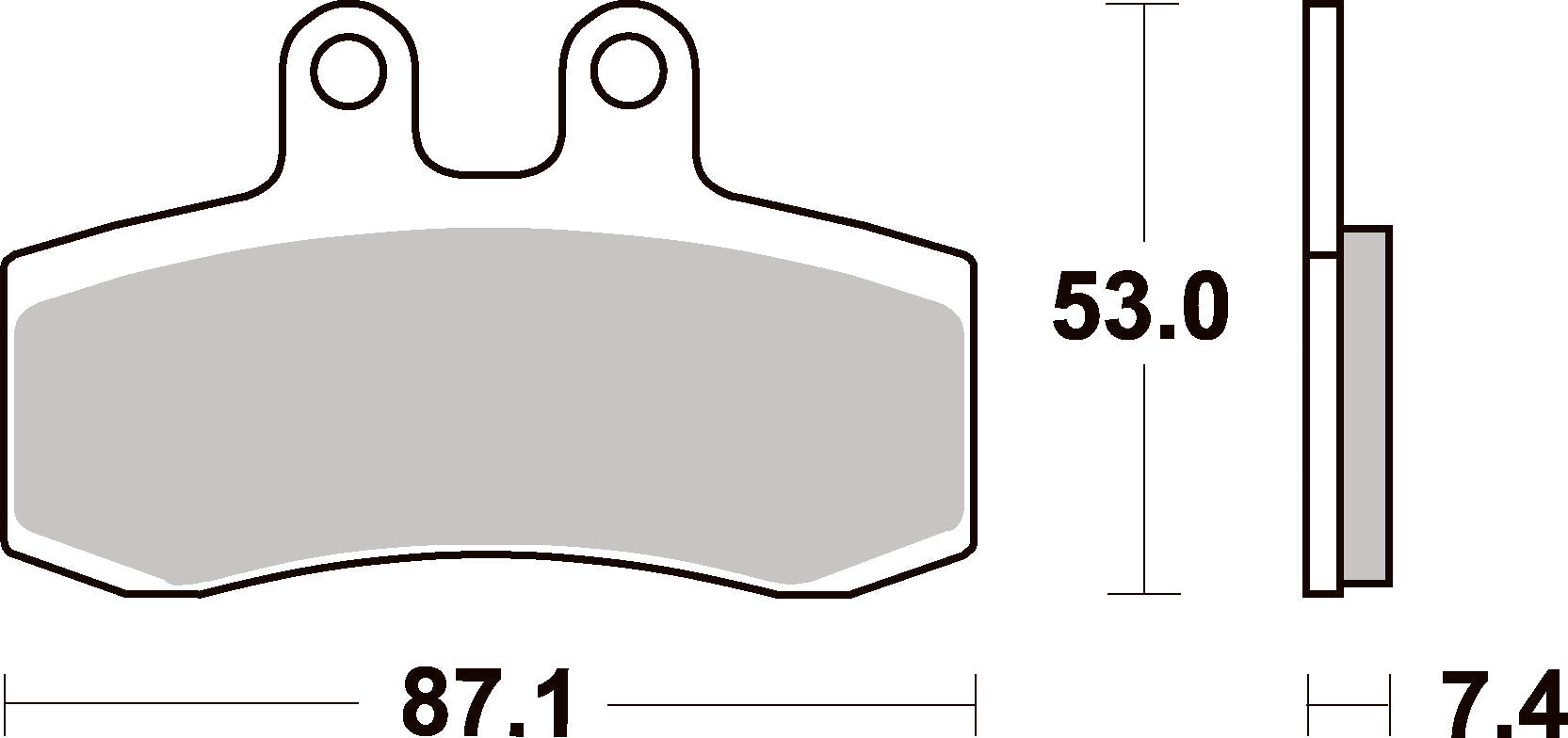 681HF PASTILHAS TRAVAO SBS APRILIA PEGASO 650