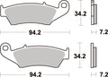 694SI PASTILHAS TRAVAO SBS XR400/TRX450R/WR450F/KX