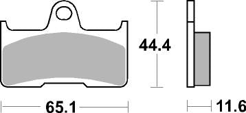 799SI PASTILHAS TRAVAO SBS ATV YFM660 RAPTOR