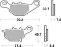 820RSI PASTILHAS TRAVAO SBS RM85 =VD358/FD0399/FD0399BD