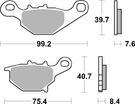 820RSI PASTILHAS TRAVAO SBS RM85 =VD358/FD0399/FD0399BD