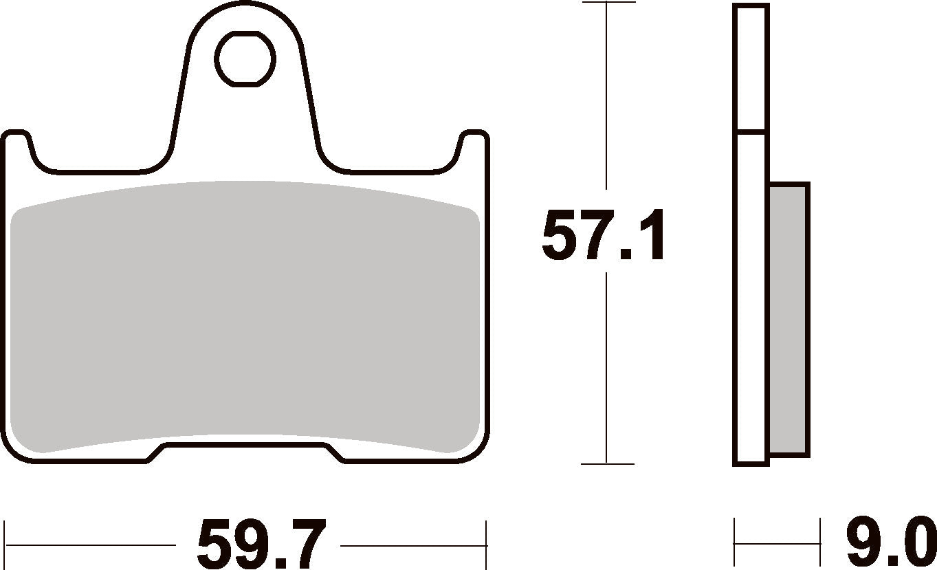765LS PASTILHAS TRAVAO SBS GSX-R600/750/1000