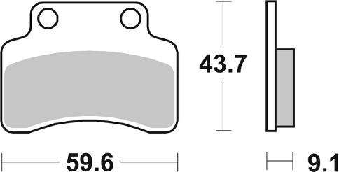 141HF PASTILHAS TRAVAO SBS CPI/ GENERIC/ KEEWAY/ KYMCO