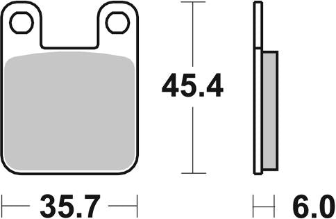 105HF PASTILHAS TRAVAO SBS CPI SM/SX/DT50R-04 FRT/SPEEDFIGHT